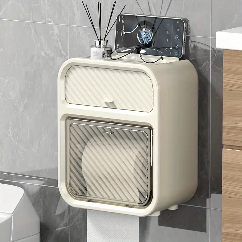 Multifunctional Wall Tissue Dispenser with Storage