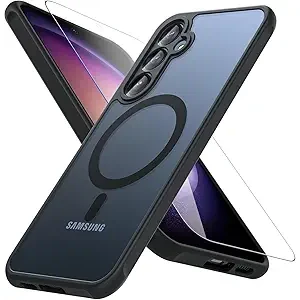 Magnetic Samsung Galaxy S23 FE 6.4'' Case with Screen Protector – Military-Grade